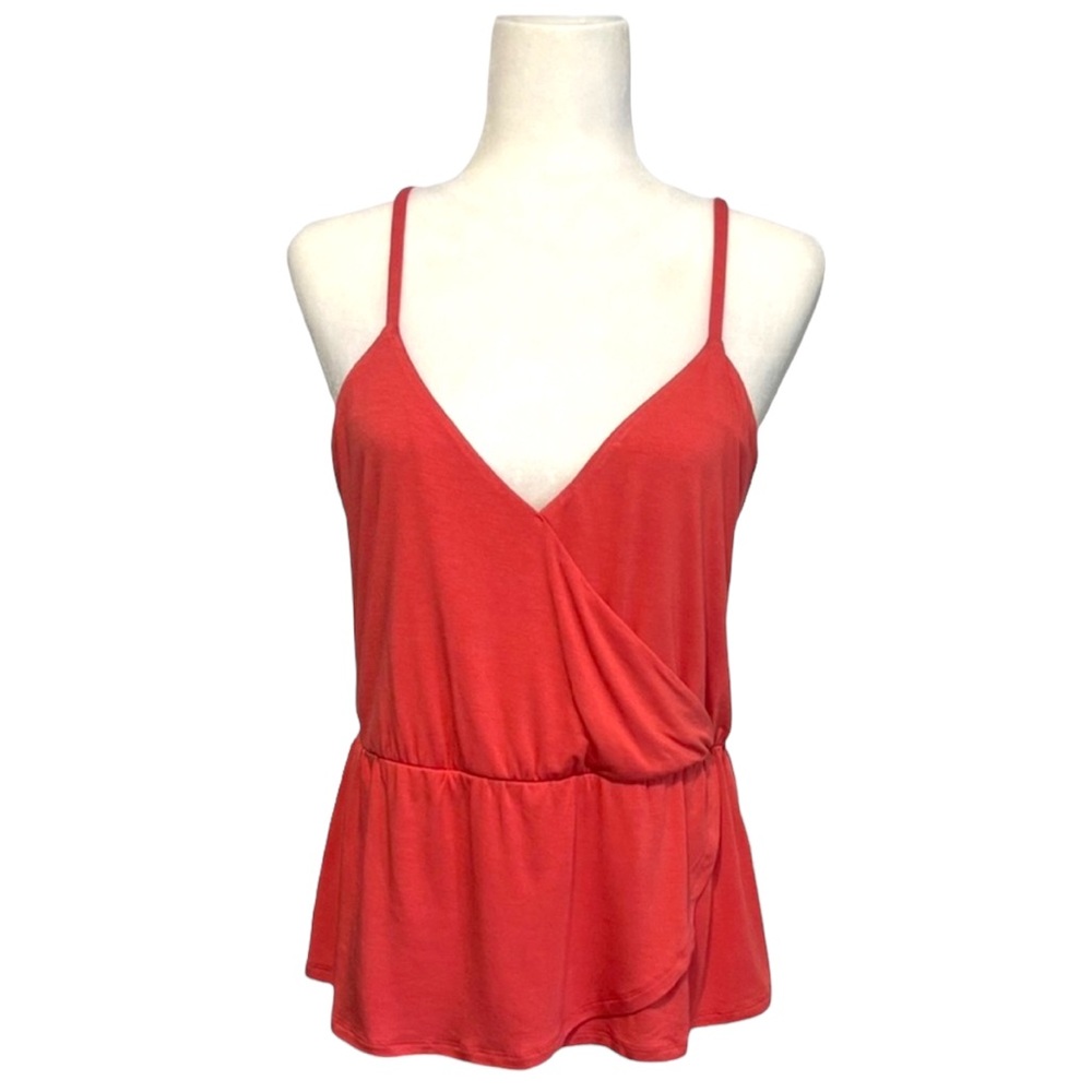 Bar III Essentials Coral Starfish Spaghetti Strap Top - Size Medium